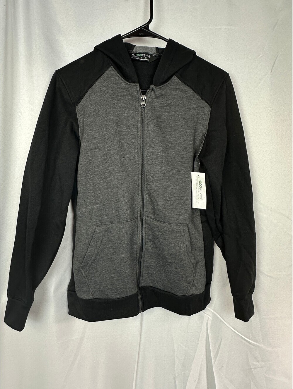Augusta Sports Eco Revive Ladies S Black Zip Up Hoodie NWT